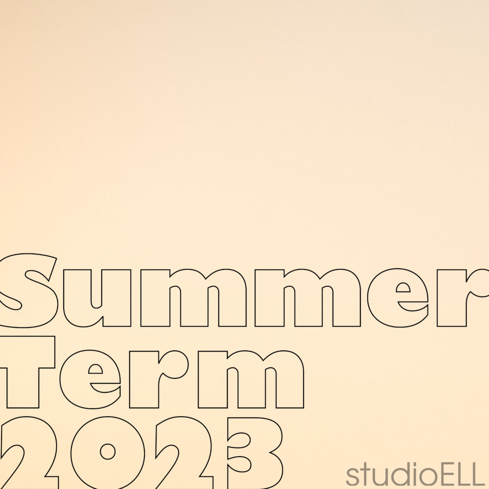 studioELL summer term 2023 short course offerings from june through july